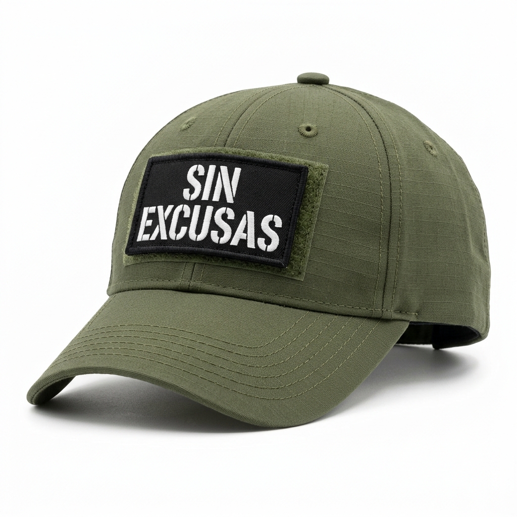 Gorra Táctica con Velcro · Verde Oliva — Strong Training