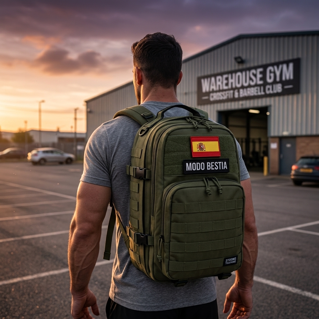 Mochila Táctica 25 L · Verde Oliva — Strong Training