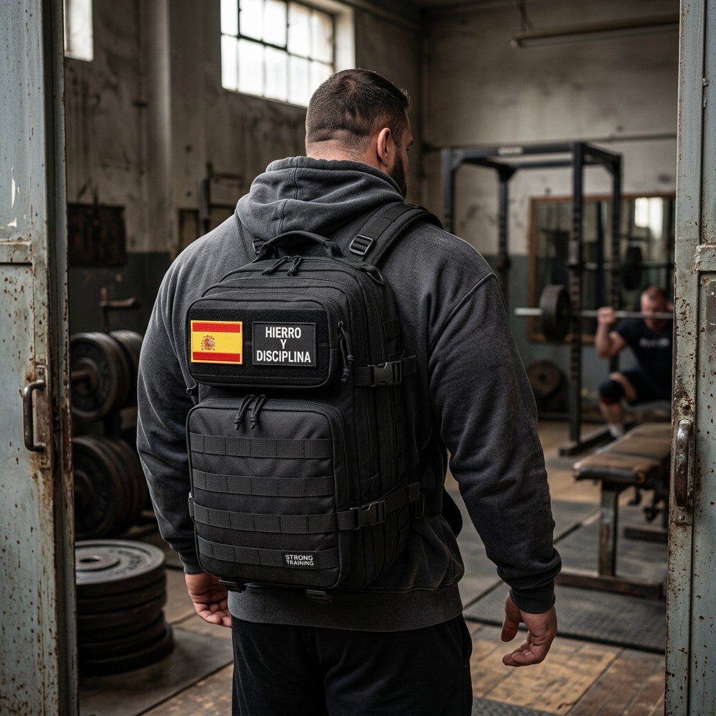Mochila Táctica 45 L · Negra — Strong Training