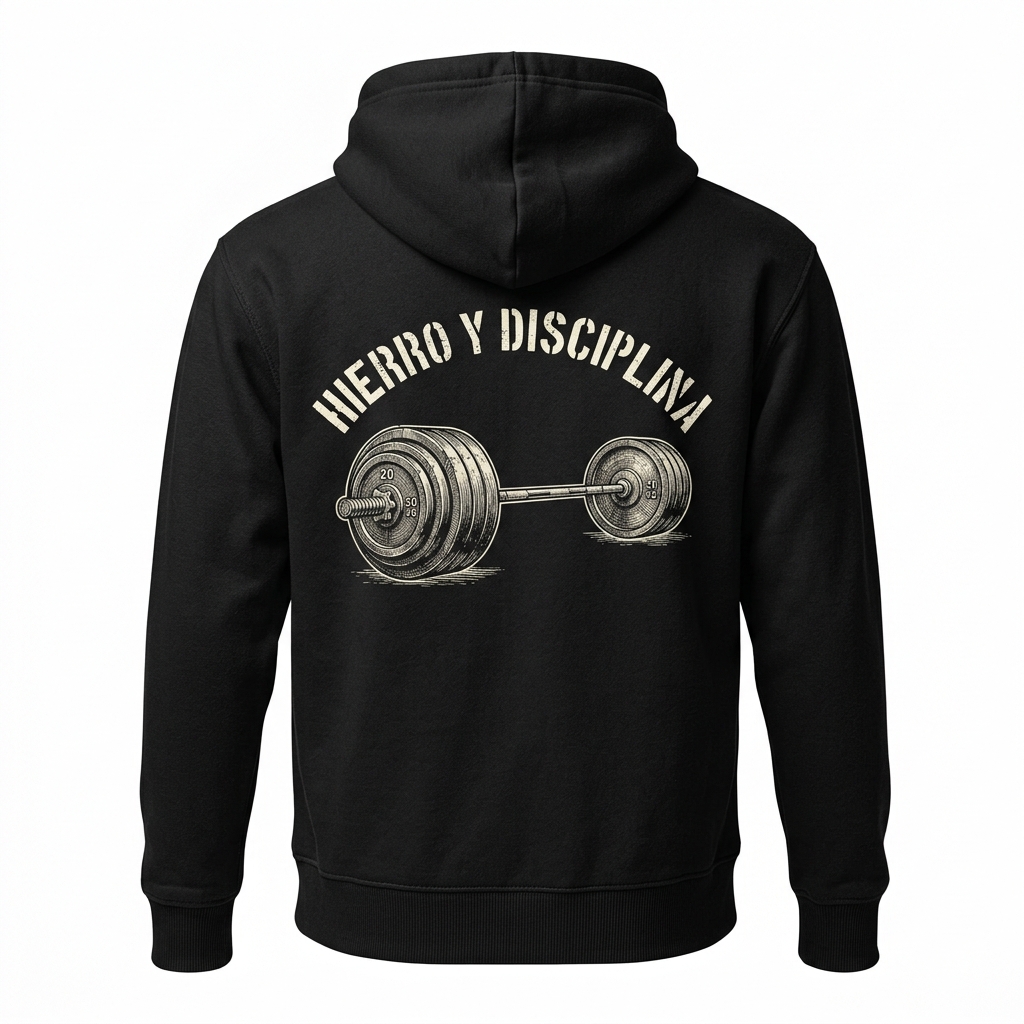 Sudadera «Hierro y Disciplina» — Strong Training
