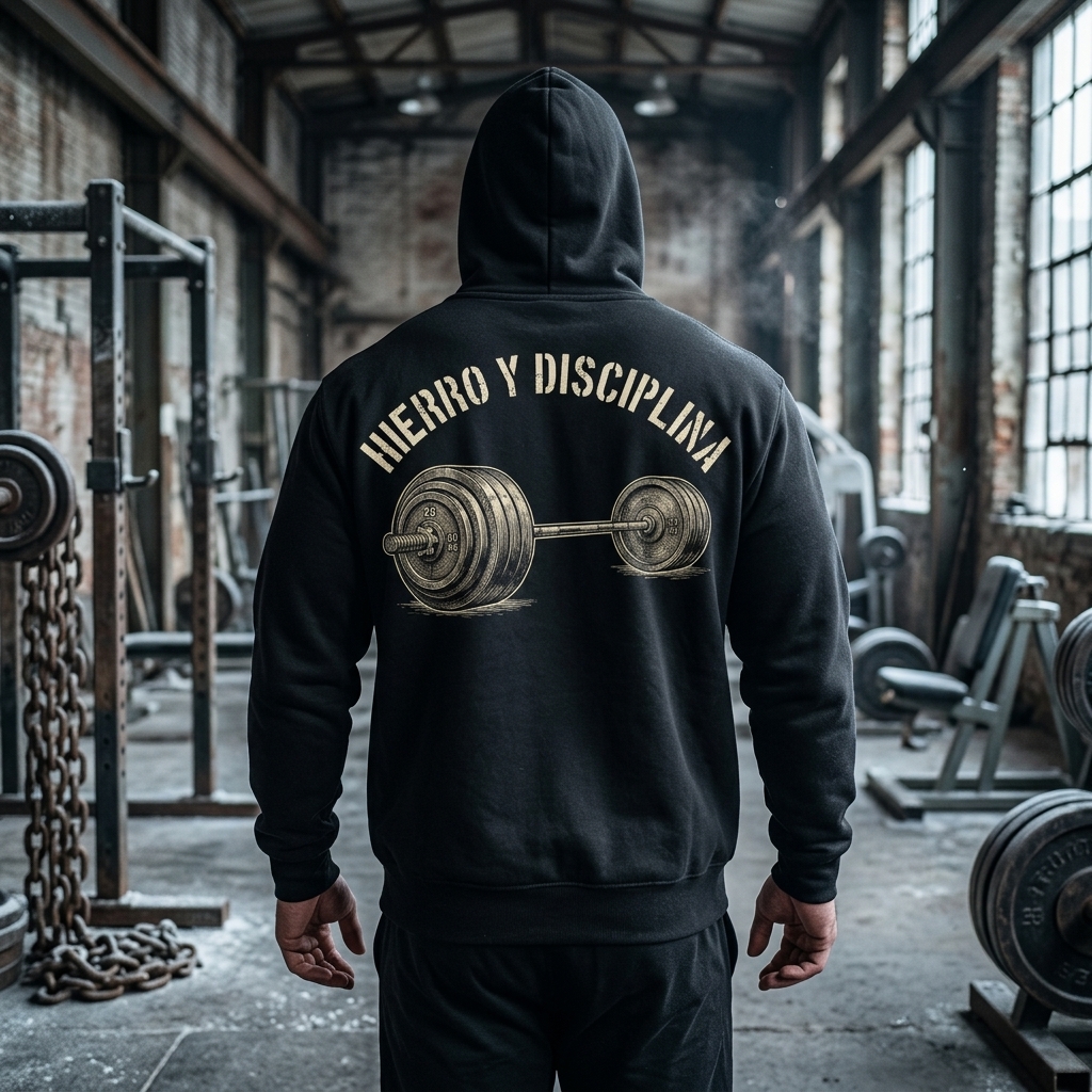 Sudadera «Hierro y Disciplina» — Strong Training