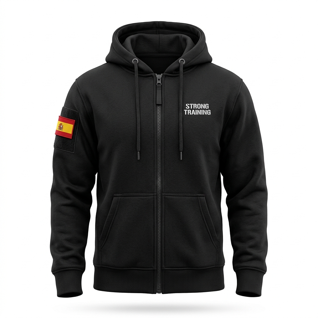 Sudadera Táctica con Cremallera — Strong Training