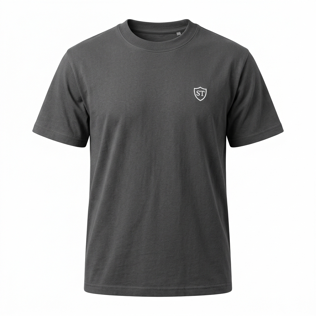 Camiseta Básica Hierro · Gris carbón — Strong Training