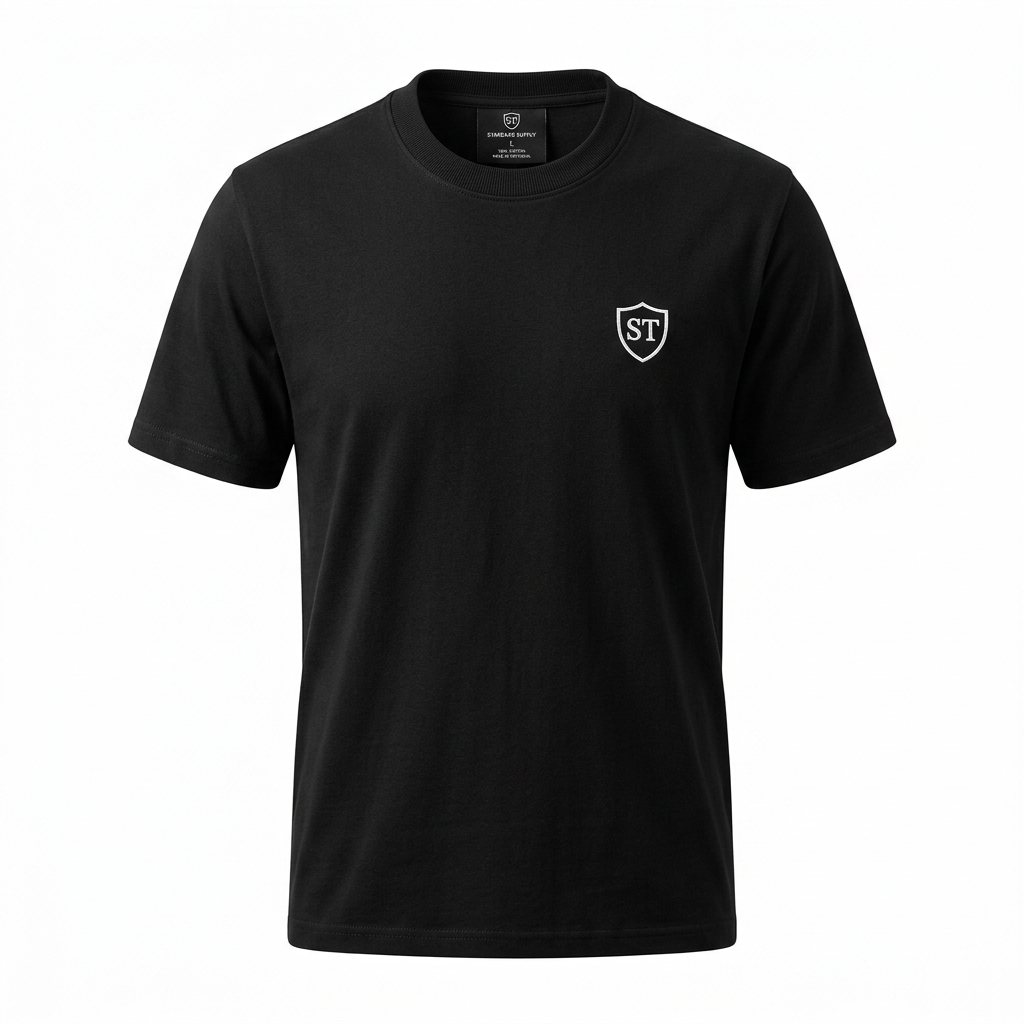 Camiseta Básica Hierro · Negro — Strong Training