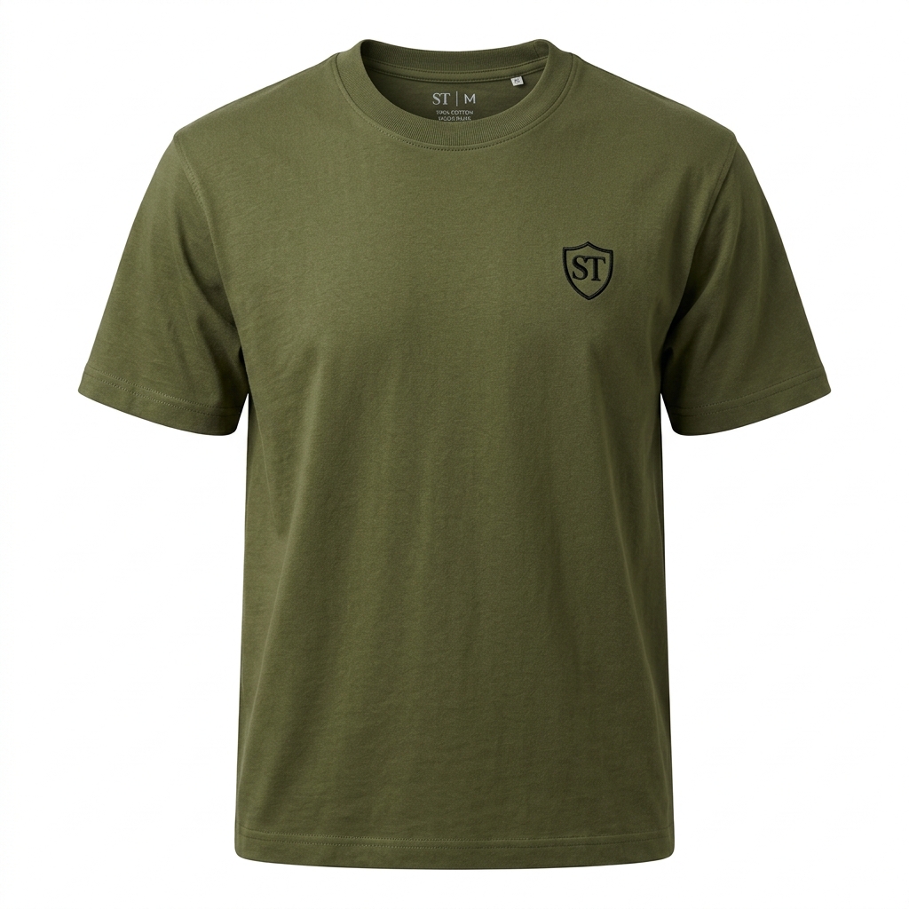 Camiseta Básica Hierro · Verde oliva — Strong Training