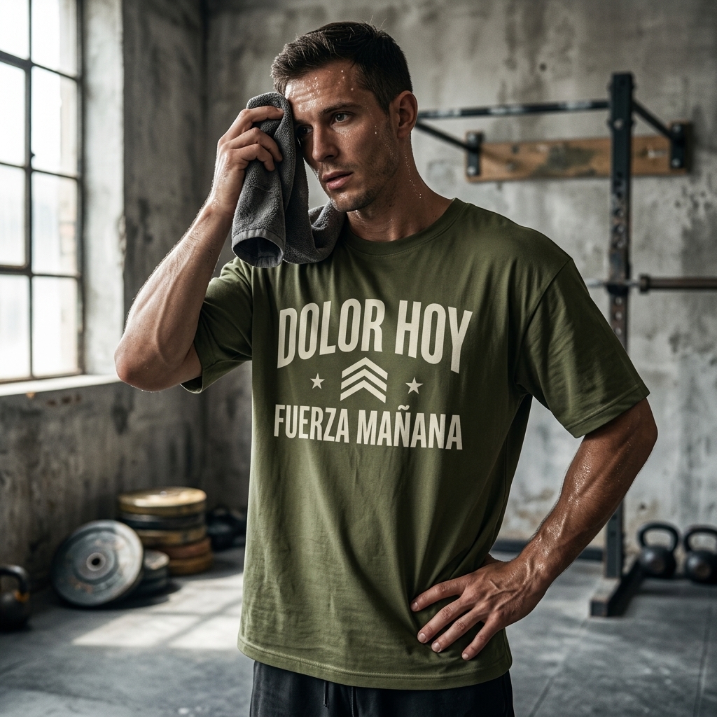 Camiseta Oversize «Dolor Hoy, Fuerza Mañana» — Strong Training