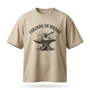 Camiseta Oversize «Forjado en Hierro» — Strong Training