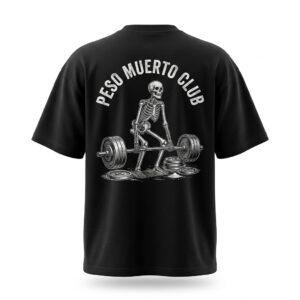 Camiseta Oversize «Peso Muerto Club» — Strong Training