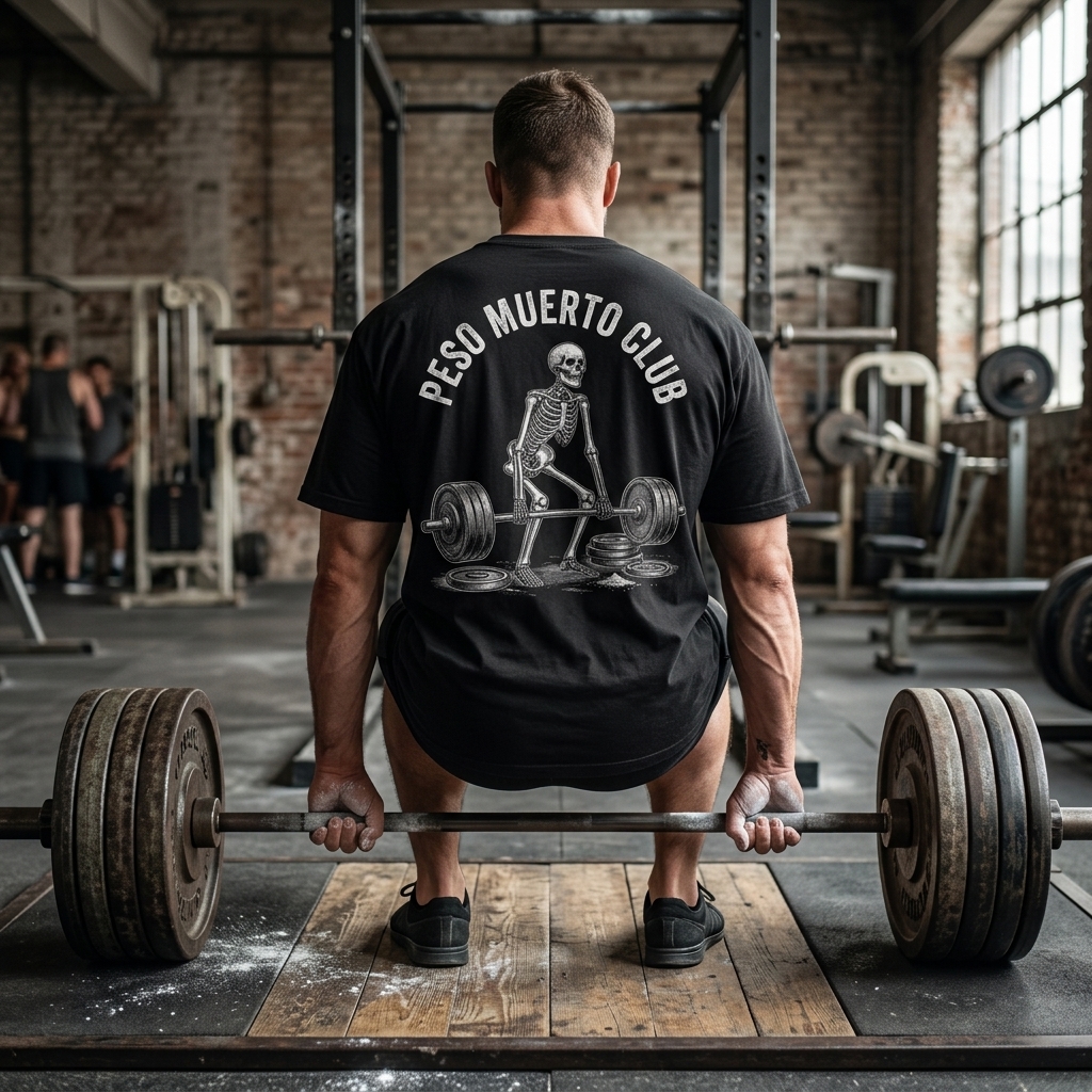 Camiseta Oversize «Peso Muerto Club» — Strong Training