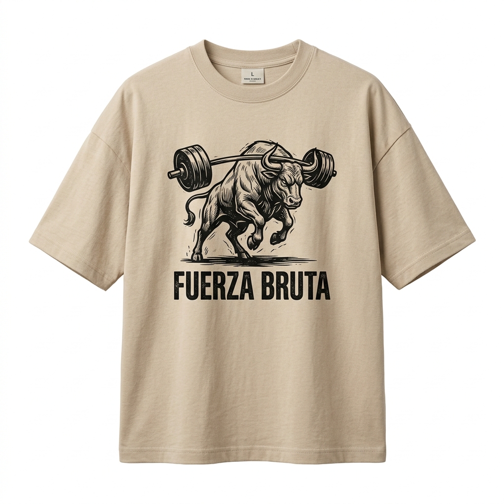 Camiseta Oversize «Fuerza Bruta» — Strong Training